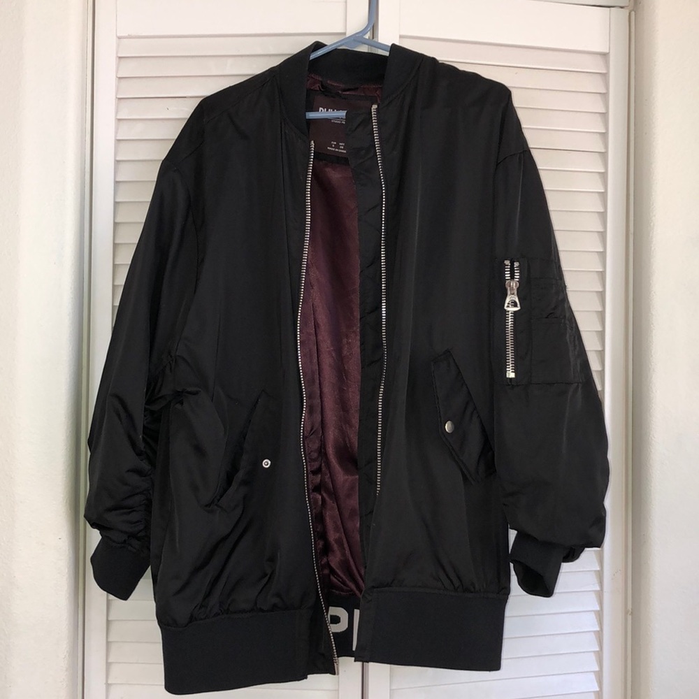Black Bomber Jacket